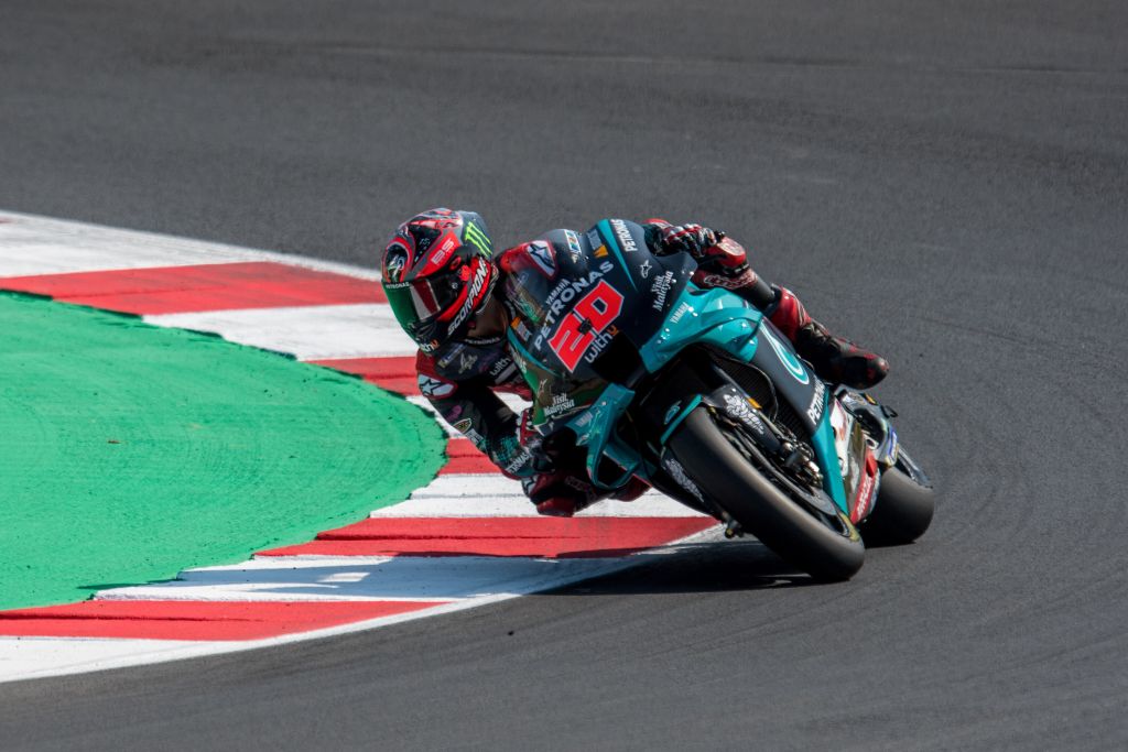 PORTIMAO (PORTOGALLO) (ITALPRESS) - Fabio Quartararo si aggiudica il Gran Premio del Portogallo. Sul...