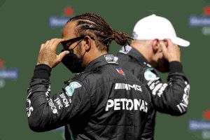 PORTIMAO (PORTOGALLO) (ITALPRESS) - Lewis Hamilton vince il Gran Premio del Portogallo. A Portimao...
