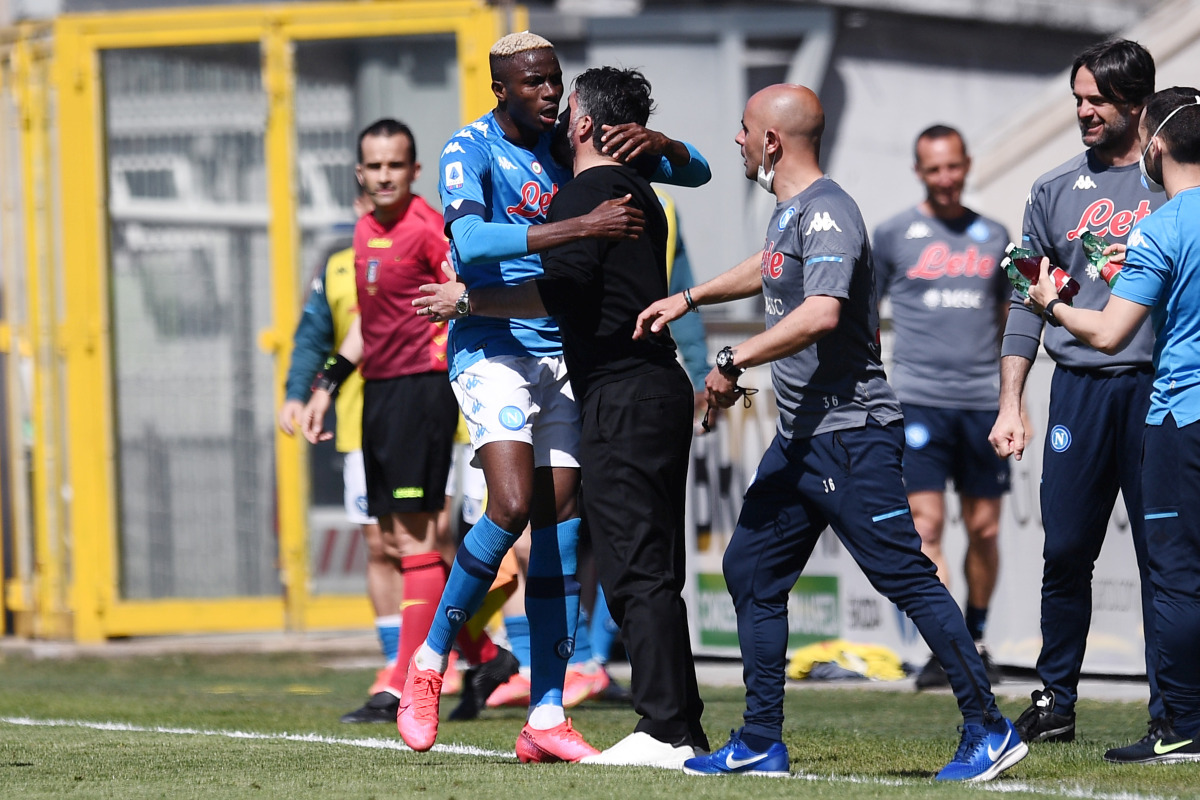 LA SPEZIA (ITALPRESS) - Il Napoli travolge lo Spezia per 4-1 nell'anticipo della 35^ giornata ed...