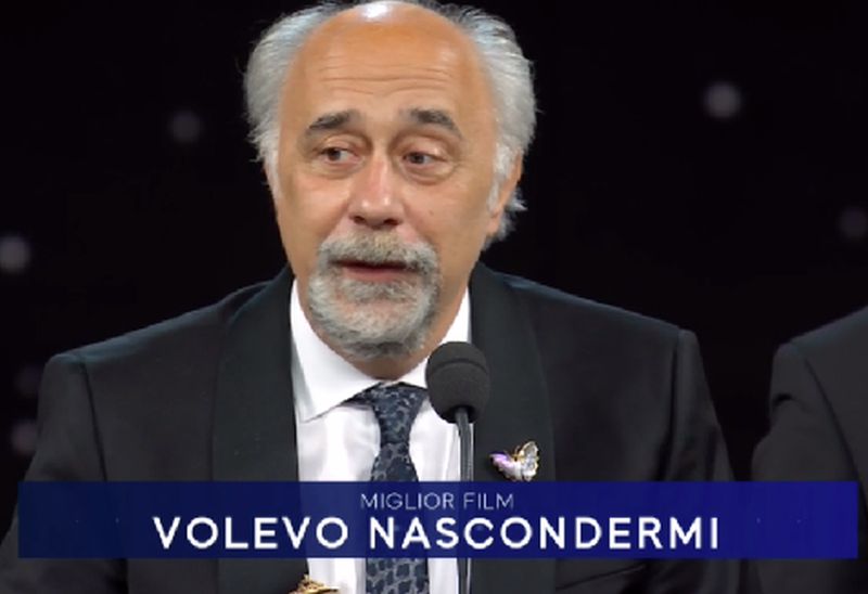 ROMA (ITALPRESS) - Il David di Donatello per il miglior film è andato a "Volevo nascondermi" di...