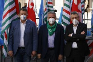 ROMA (ITALPRESS) - Una giornata di mobilitazione per rivendicare la proroga del blocco dei...