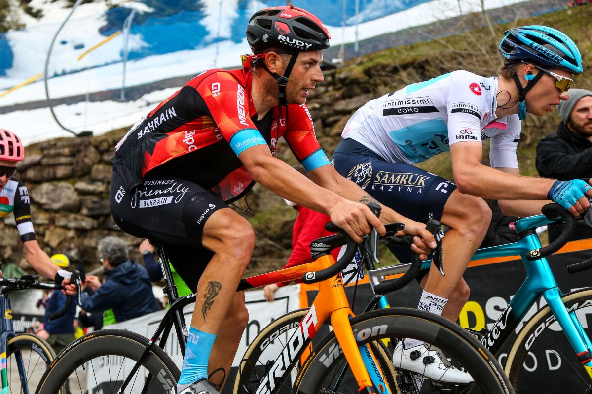 SONDRIO (ITALPRESS) - Damiano Caruso ha vinto la 20^ tappa del Giro d'Italia 2021, 164 chilometri...