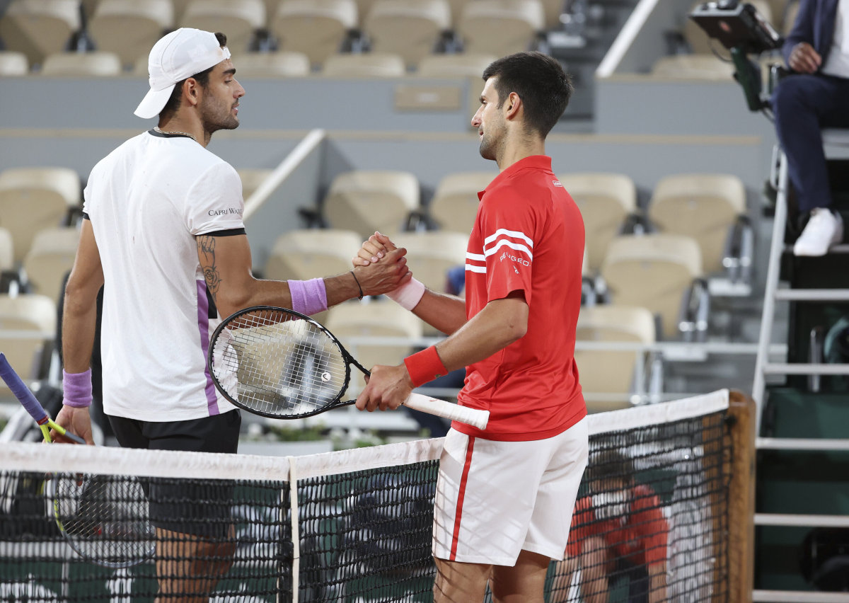 NEW YORK (STATI UNITI) (ITALPRESS) - Si ferma nei quarti il cammino di Matteo Berrettini agli Us...