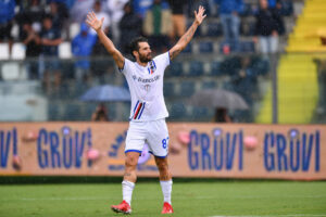 SALERNO (ITALPRESS) - Vittoria importante per la Sampdoria che batte 2-0 la Salernitana all'Arechi...