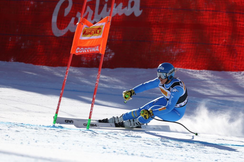 A Elena Curtoni il SuperG di Cortina, caduta per Sofia Goggia