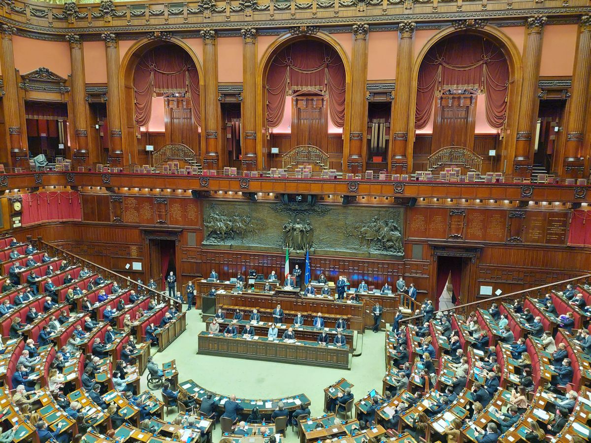 UCRAINA, LE COMUNICAZIONI DEL PRESIDENTE DRAGHI ALLA CAMERA DEI DEPUTATI. PANORAMICA AULA ROMA...