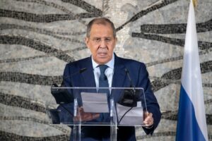 SERGEY LAVROV MINISTRO DEGLI ESTERI RUSSO MOSCA (RUSSIA) – Lo “status neutrale” dell’Ucraina “viene...