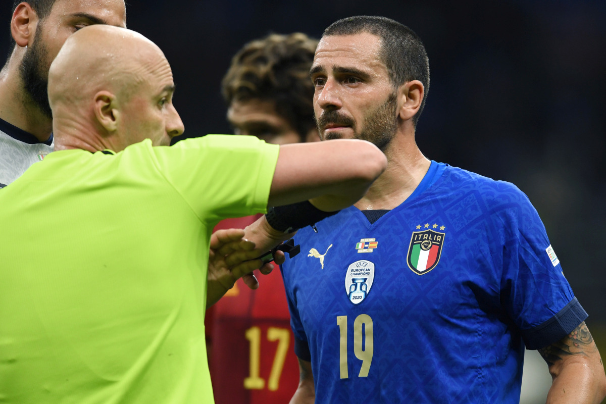 Milano 06/10/2021 - Uefa Nations League / Italia-Spagna / foto Image Sport nella foto: espulsine...