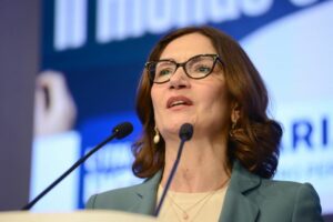 Mariastella Gelmini, Forza Italia (Roma - 2022-04-09, Gloria Imbrogno / ipa-agency.net) p.s. la foto...