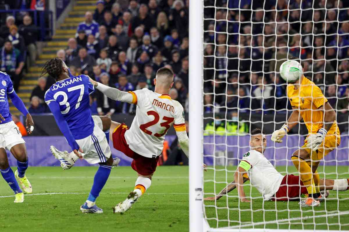 Leicester (Inghilterra) 28/04/2022 - Conference League / Leicester-Roma / foto Imago/Image Sport...