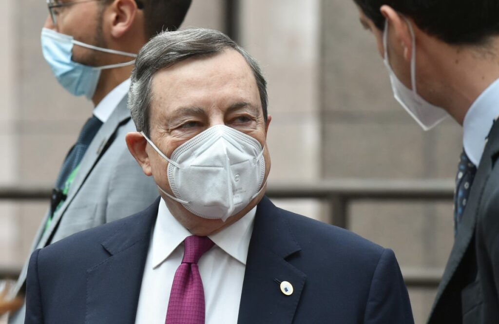 Draghi “Attoniti per i crimini commessi a Bucha”