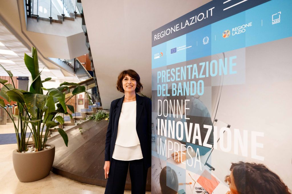 La Regione Lazio ha presentato la nuova misura "Donne, Innovazione e impresa" a Roma, con...