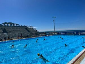 Sopralluogo dell’Assessore allo Sport presso la piscina di Punta Sant’Anna a Recco