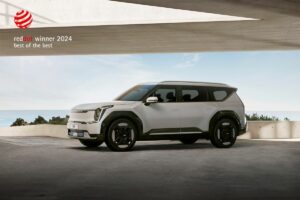 Kia EV9 ha ricevuto il prestigioso premio "Best of the Best" Product Design 2024 nella categoria...