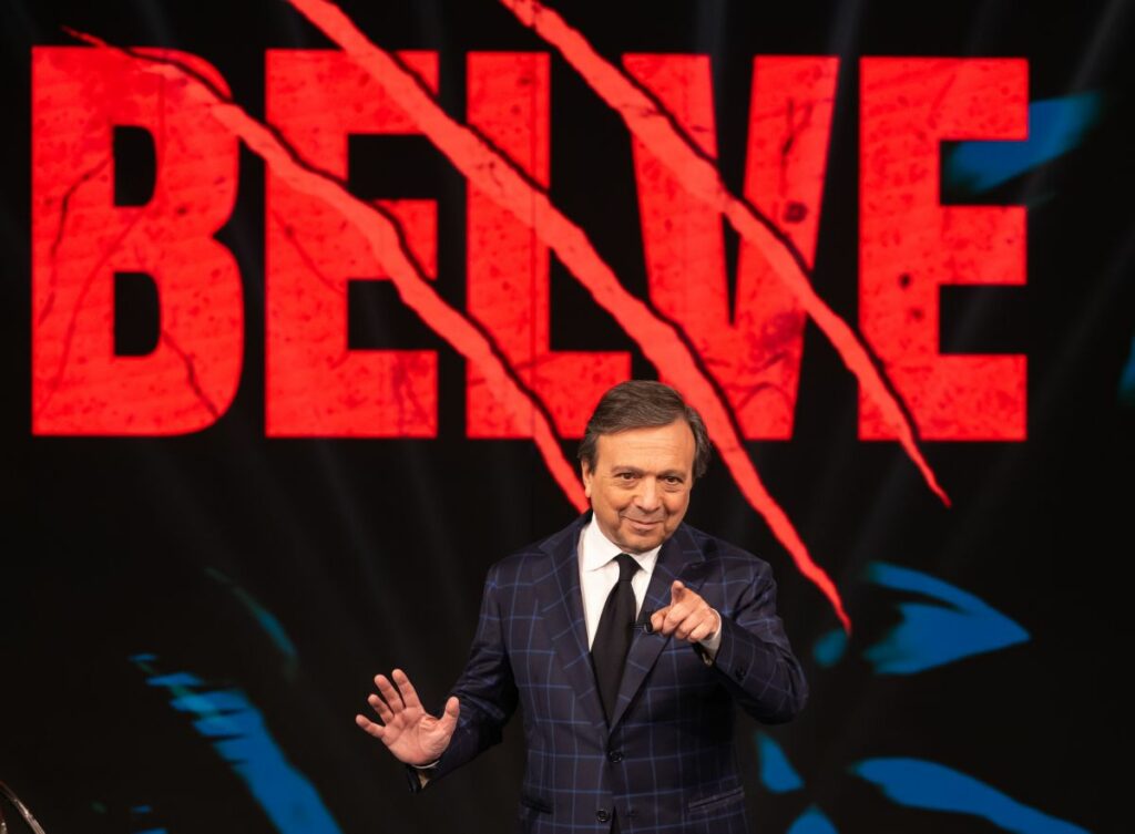 Rompiamo il testo in 8 paragrafi per renderlo più leggibile: Piero Chiambretti, durante...