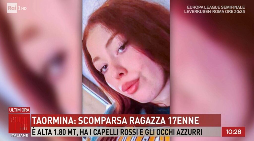Una giovane di 17 anni di nome Denise D'Arro è scomparsa a Taormina il 2 maggio scorso, allarmante...