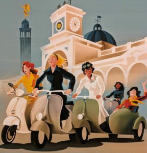 Congresso nazionale Vespa a Udine per valorizzare il Friuli