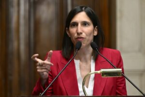 A Roma, la segretaria del Partito Democratico, Elly Schlein, ha partecipato a un evento a Berlino...