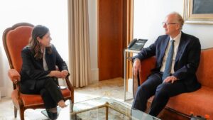 L’ambasciatore Vibe della Norvegia in visita alla Presidente Todde