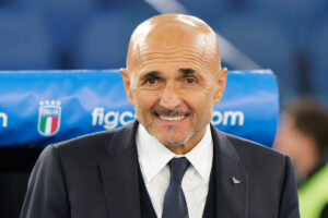 Luciano Spalletti, allenatore capo dell'Italia durante Italia vs Macedonia del Nord, UEFA European...
