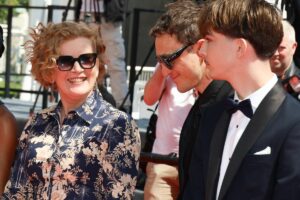 Andrea Arnold partecipa alla red carpet di "Bird" durante la 77a edizione del Festival di Cannes al...