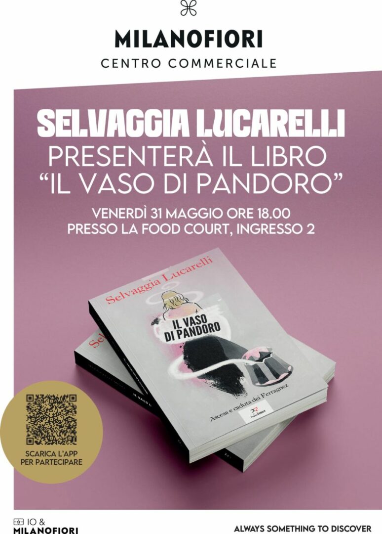 Il 31 maggio alle 18.00, presso il Centro Commerciale Milanofiori di Assago (MI), Selvaggia...