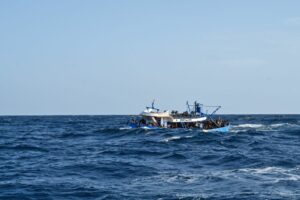 Lampedusa, Italia. Lampedusa - 21 ottobre 2023 Questa mattina, la Hotline di crisi Alarm Phone è...