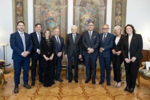 Il presidente della Repubblica, Sergio Mattarella, ha accolto oggi al Quirinale il presidente della...