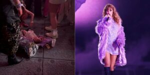 Foto di Taylor Swift con un neonato al concerto di Parigi scatena polemiche sociali