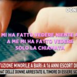Prostituzione minorile a Bari: la madre della ragazzina, una donna molto forte, era a conoscenza della situazione
