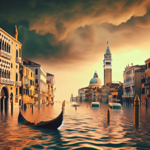 Il sistema di barriere anti-alluvione noto come Mose è stato progettato per proteggere la città di...