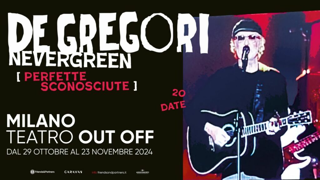 Dal 29 ottobre al 23 novembre 2024, Francesco De Gregori terrà una serie di 20 concerti presso il...