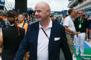 Il presidente della FIFA, Gianni Infantino, si è trovato a Miami durante il Gran Premio di Formula 1...