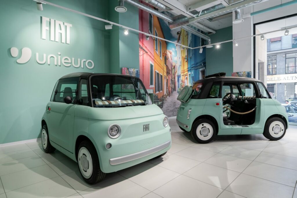 Fiat e Unieuro insieme a Topolino per promuovere la mobilità sostenibile