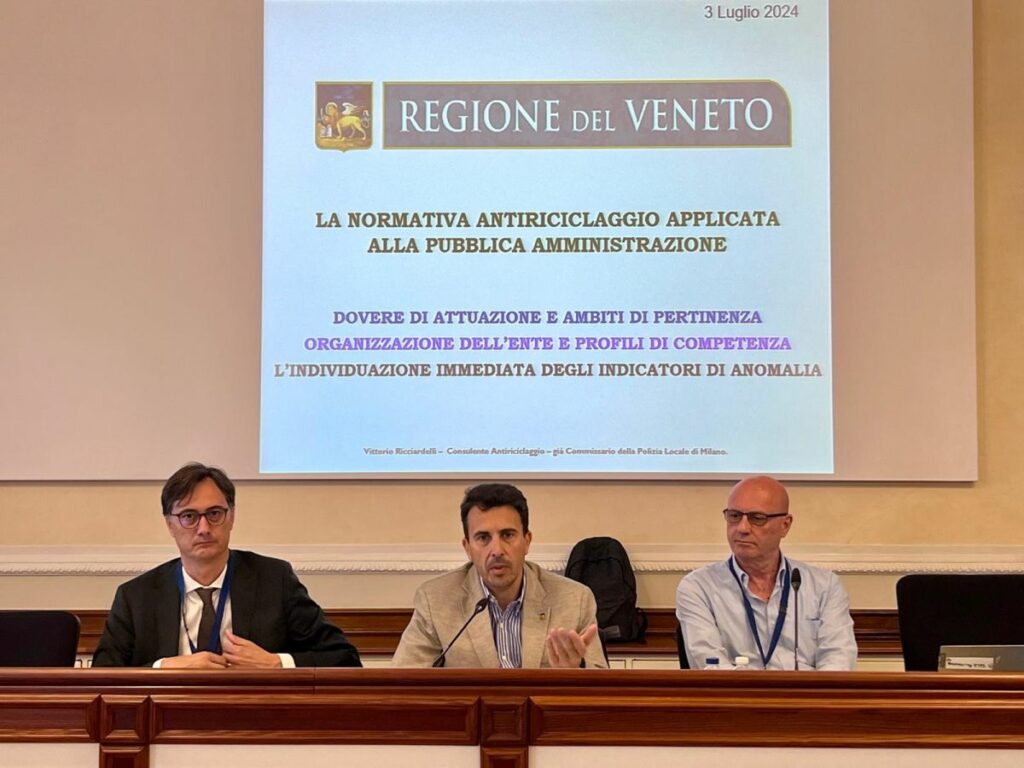 La Regione si impegna nella lotta al riciclaggio