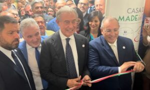 Inaugurazione della Casa del Made in Italy a Napoli da parte del Ministro Urso
