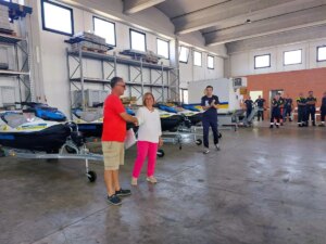 Consegna di nuove moto d’acqua e gommoni all’ODV Protezione Civile