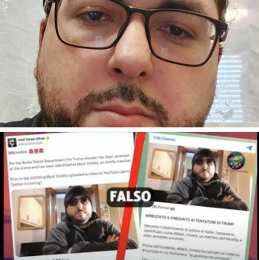 Episodio social: giornalista romano scambiato per attentatore di Trump