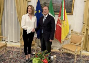 Schifani dell’UE: “Complimenti e auguri di buon lavoro a Roberta Metsola”