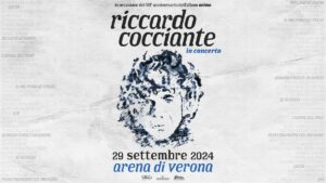 Riccardo Cocciante si esibisce nuovamente in concerto il 29 settembre all’Arena di Verona