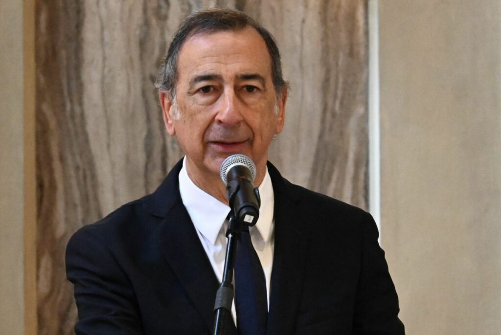 Milano, Italia ha festeggiato la vittoria dell'Inter, Campione d'Italia nel 2024, con la consegna...