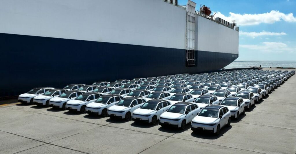 Prima nave dalla Cina con veicoli Leapmotor destinati all’Europa parte in una nuova partita