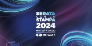 Durante la “Serata con la Stampa 2024” presso gli studi televisivi di Cologno Monzese...