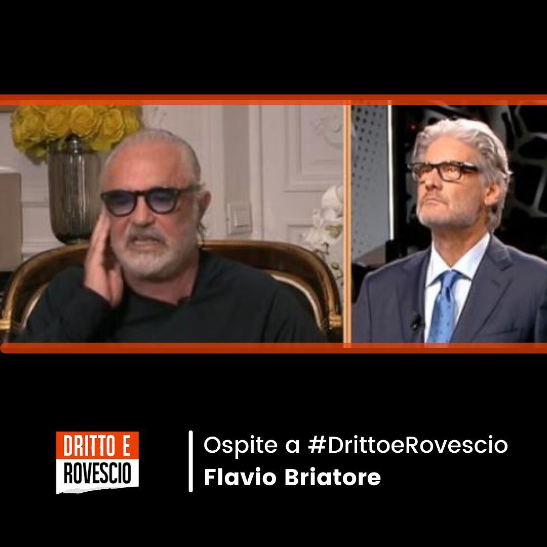 Flavio Briatore Stasera, alle 23:20, sarò in collegamento con Paolo Del Debbio, a  su rete4.
Vi...