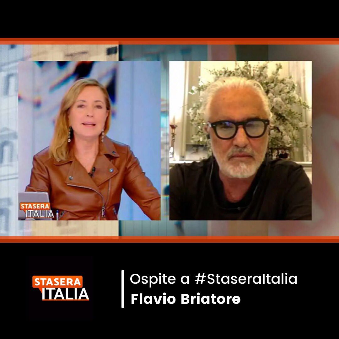 Flavio Briatore Stasera alle 20:30 sarò in collegamento con a su Rete 4. Seguitemi!...