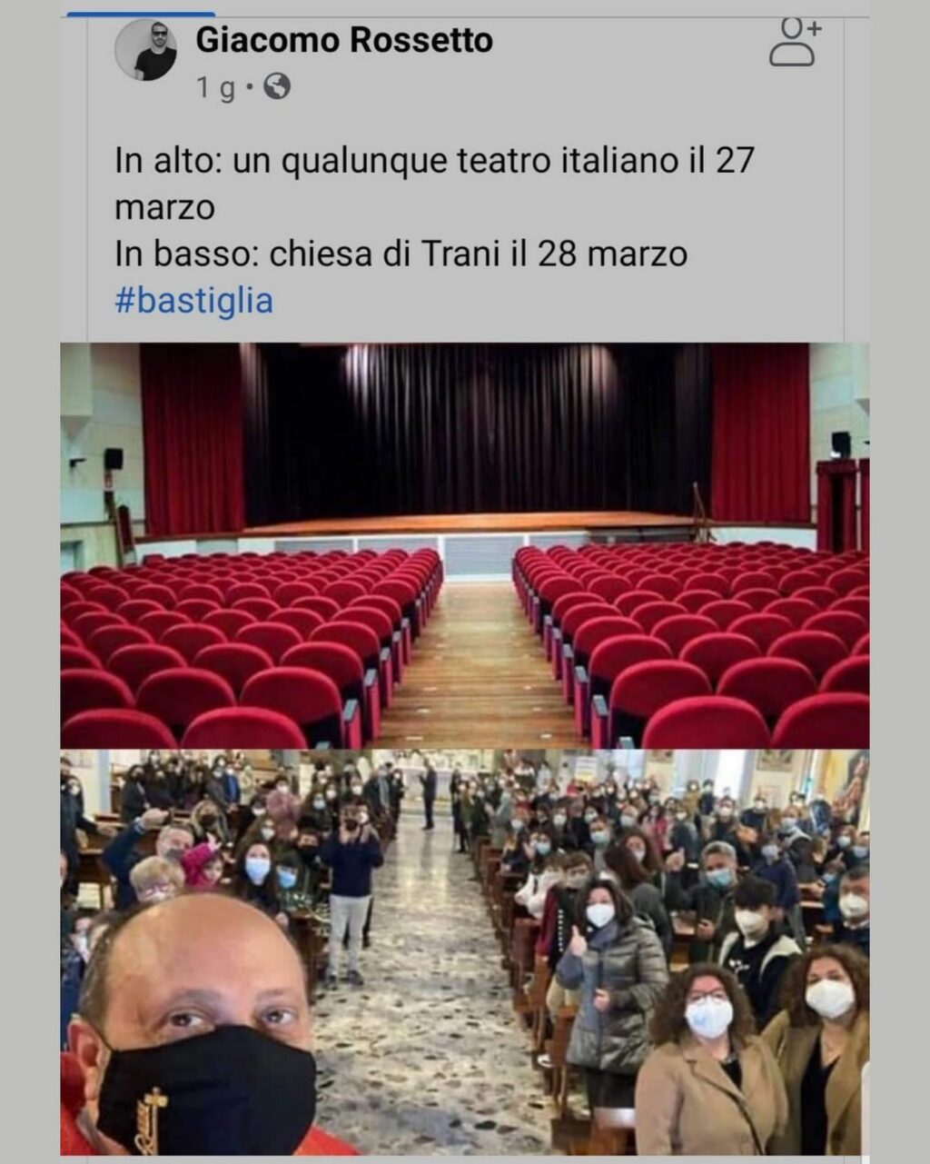 Flavio Briatore, Condivido pienamente il post di  : questo e’ solo un esempio dell’assurda logica… su Instagram incanta i suoi fan