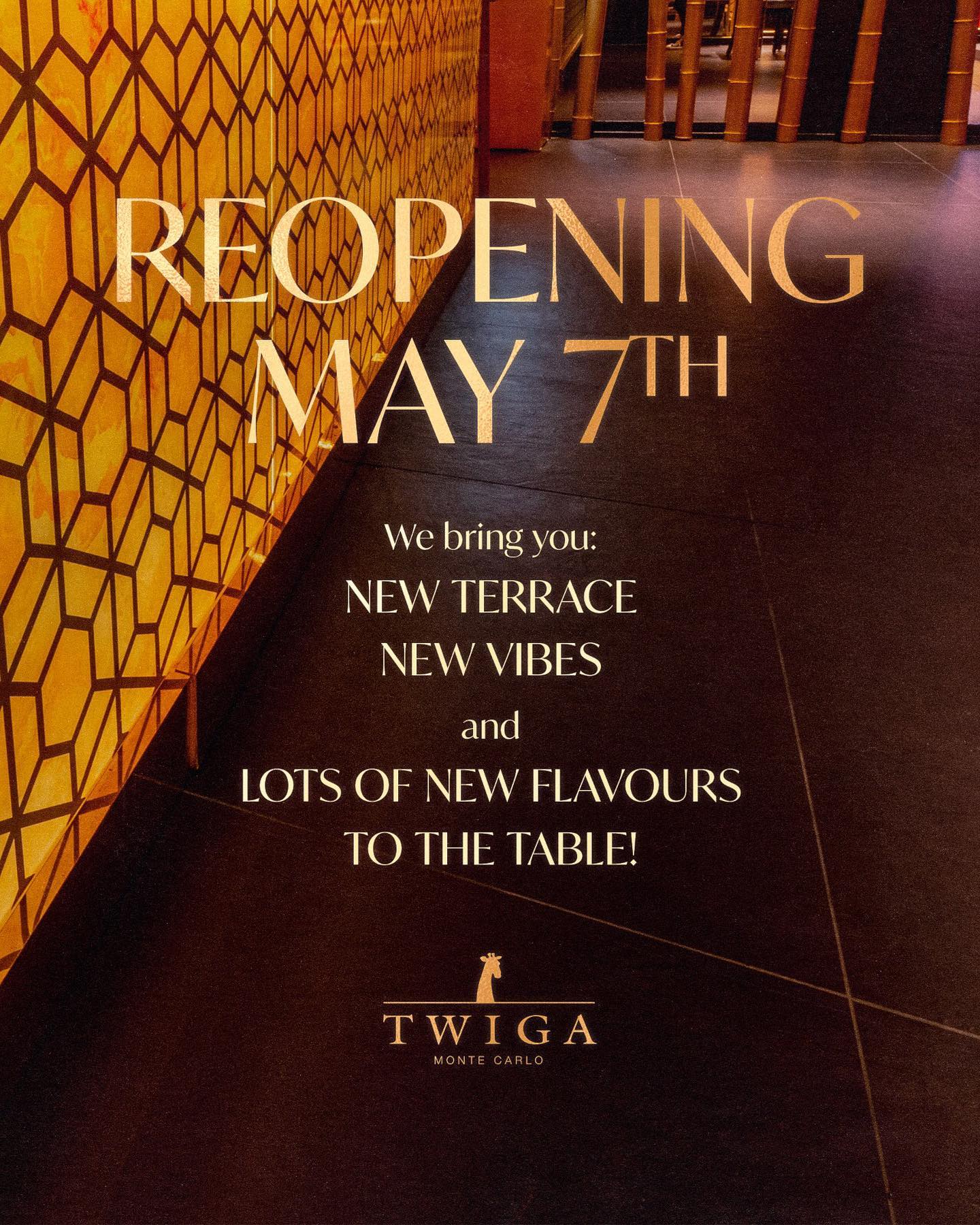 Flavio Briatore Finalmente riapre con tante belle novità.
Vi aspettiamo dal 7 maggio!...