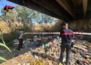 Scoperta e sequestrata discarica abusiva nel Reggino