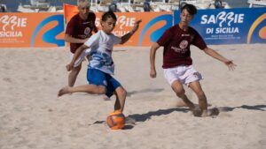 Beach soccer: Torneo finale di Serie B a Marina Ragusa, Sicilia.