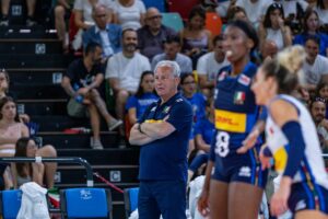 Julio Velasco, allenatore della Nazionale italiana di pallavolo femminile, ha guidato la squadra...